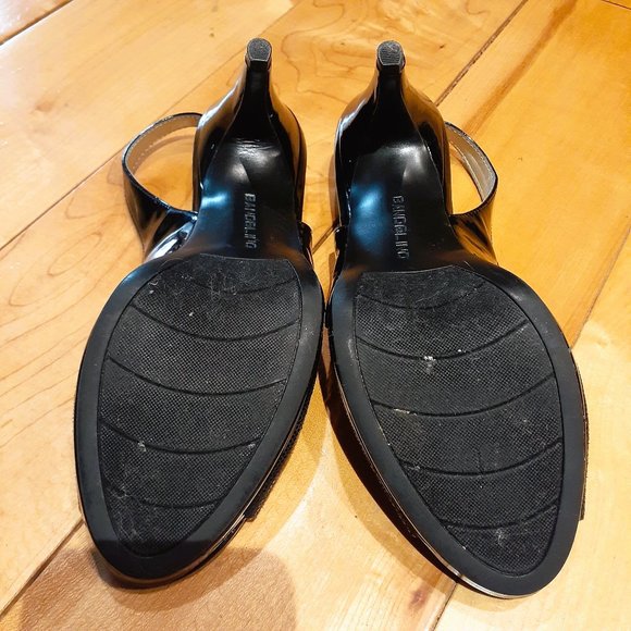 BANDOLINO *USED ONCE* Black sling back heels Sz 6M EUC - Picture 5 of 9